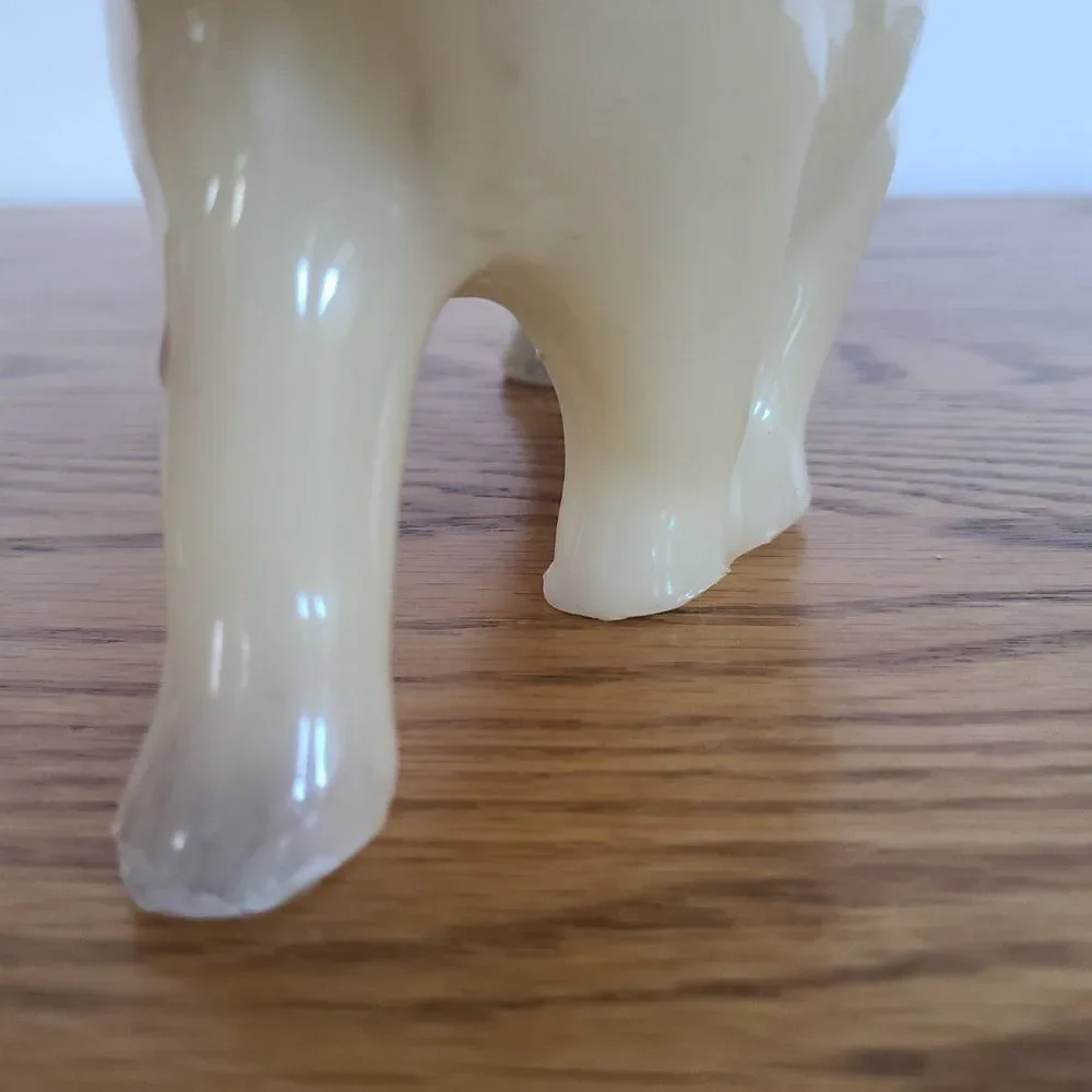 Vintage Novelty Wax Candle - ELEPHANT - Vintage Rare UNIQUE - Unlit